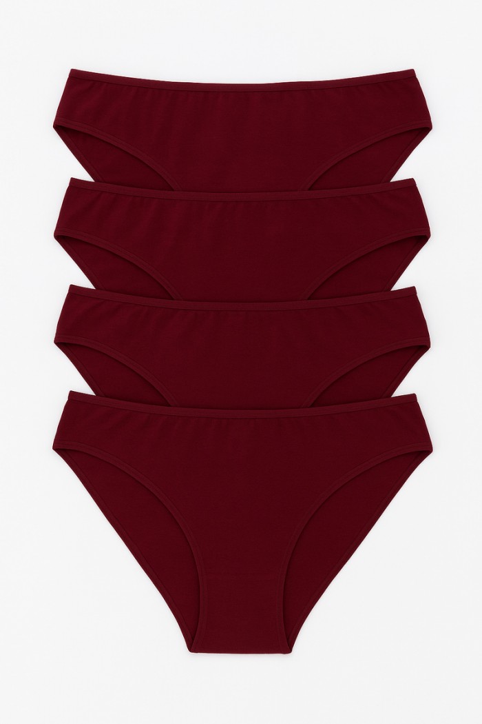 Baumwollhöschen INVISI BORDO 4er Pack 170