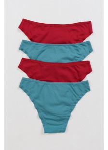 Women's underwear POWER FLOWER 4 Pack 219 RED BEACH
