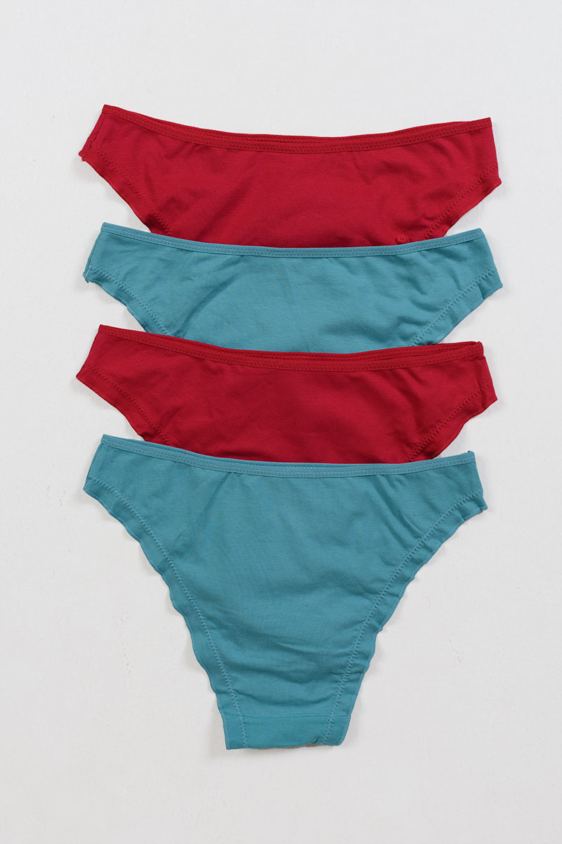 Women's underwear POWER FLOWER 4 Pack 219 RED BEACH