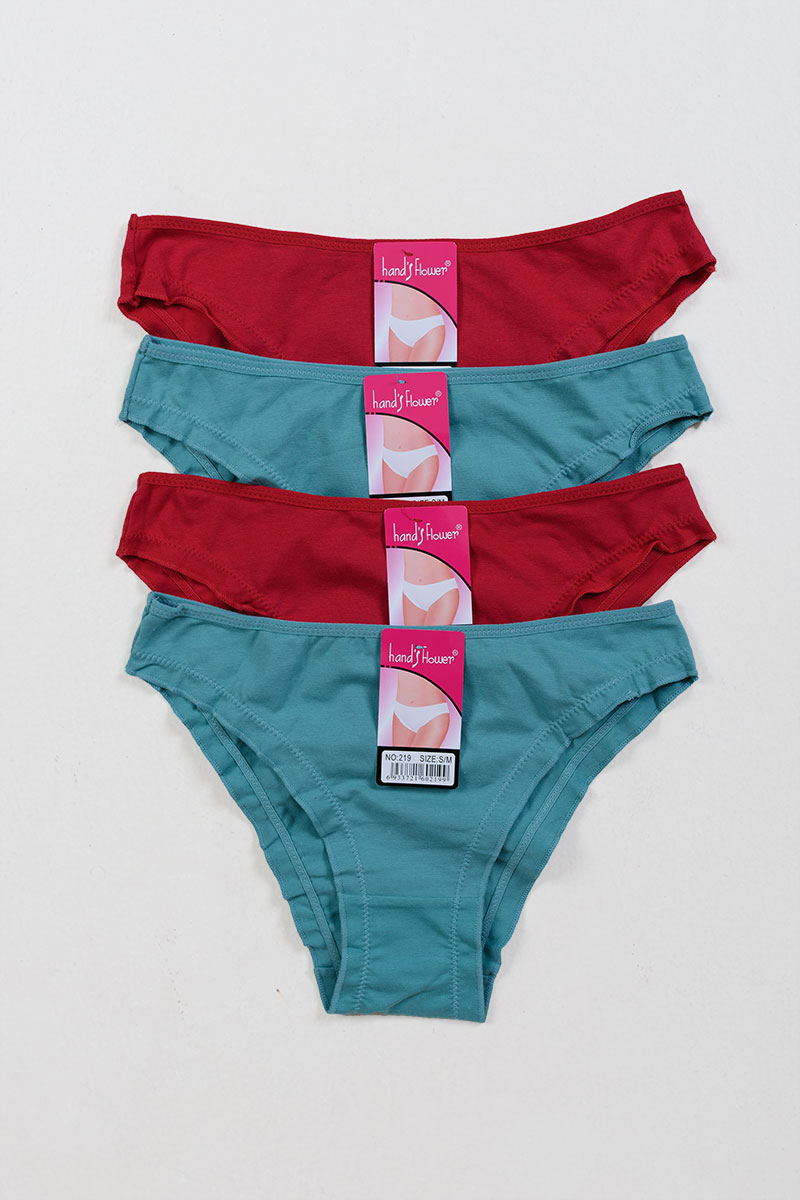 Women's underwear POWER FLOWER 4 Pack 219 RED BEACH