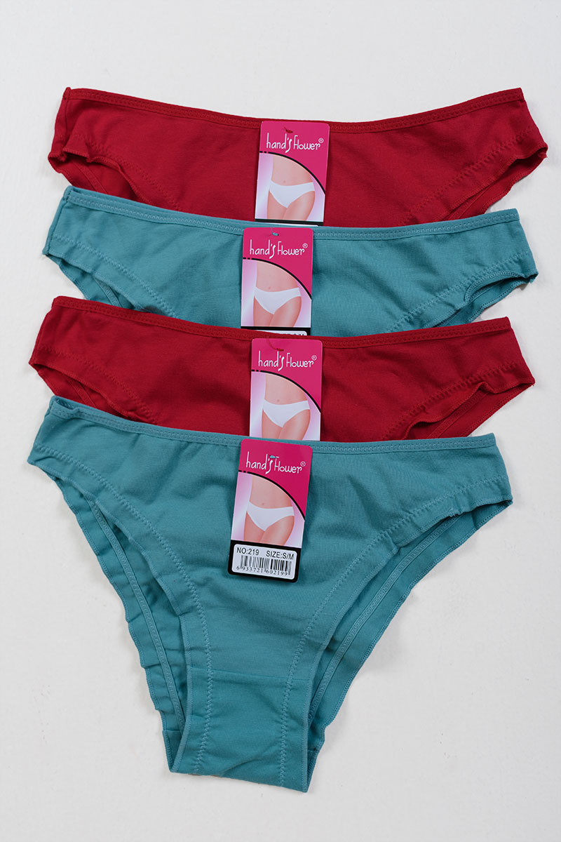 Women's underwear POWER FLOWER 4 Pack 219 RED BEACH