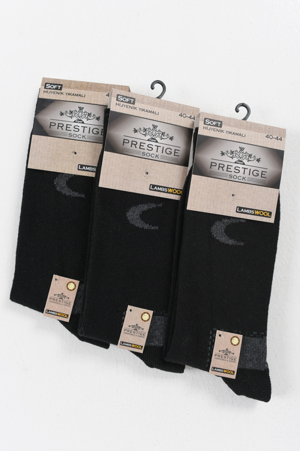Isothermische Socken Casual PRESTIGE 3 PACK Schwarz 120