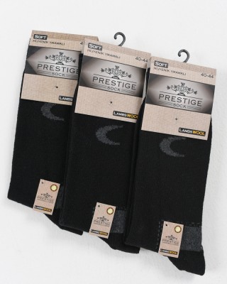 Isothermal Socks Casual PRESTIGE 3 PACK Black 120
