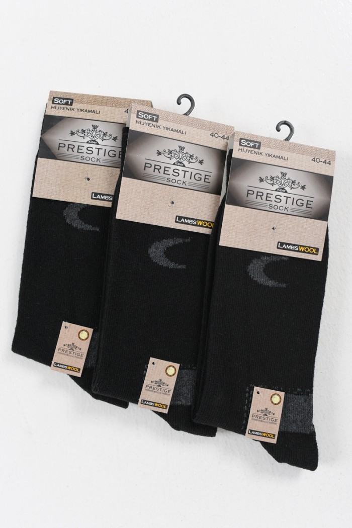 Isothermische Socken Casual PRESTIGE 3 PACK Schwarz 120