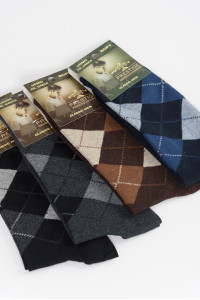 Baumwollsocken Prestige Plaid 4er Pack
