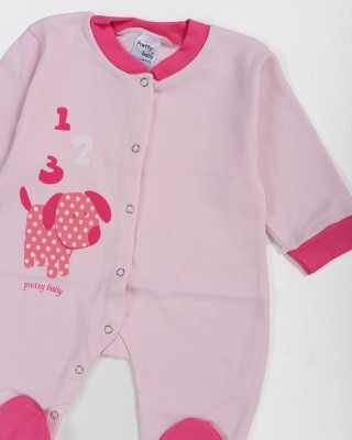 Baby girl's overalls cotton PRETTY BABY Pink 35861