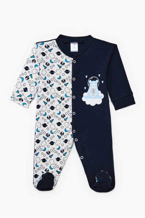 Baby overalls for boy PRETTY BABY 31301 EKROU