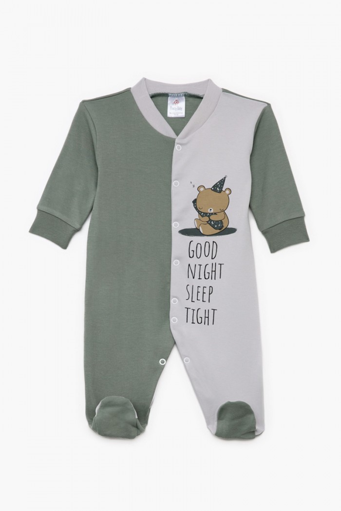 Baby overalls for boy PRETTY BABY 31307 HAKI