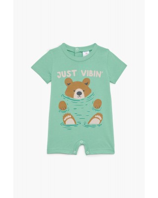 Short-sleeved baby overalls for boy PRETTY BABY 32937