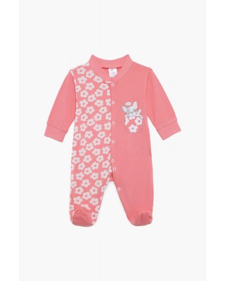 Baby girl's overalls thin knit PRETTY BABY 32975