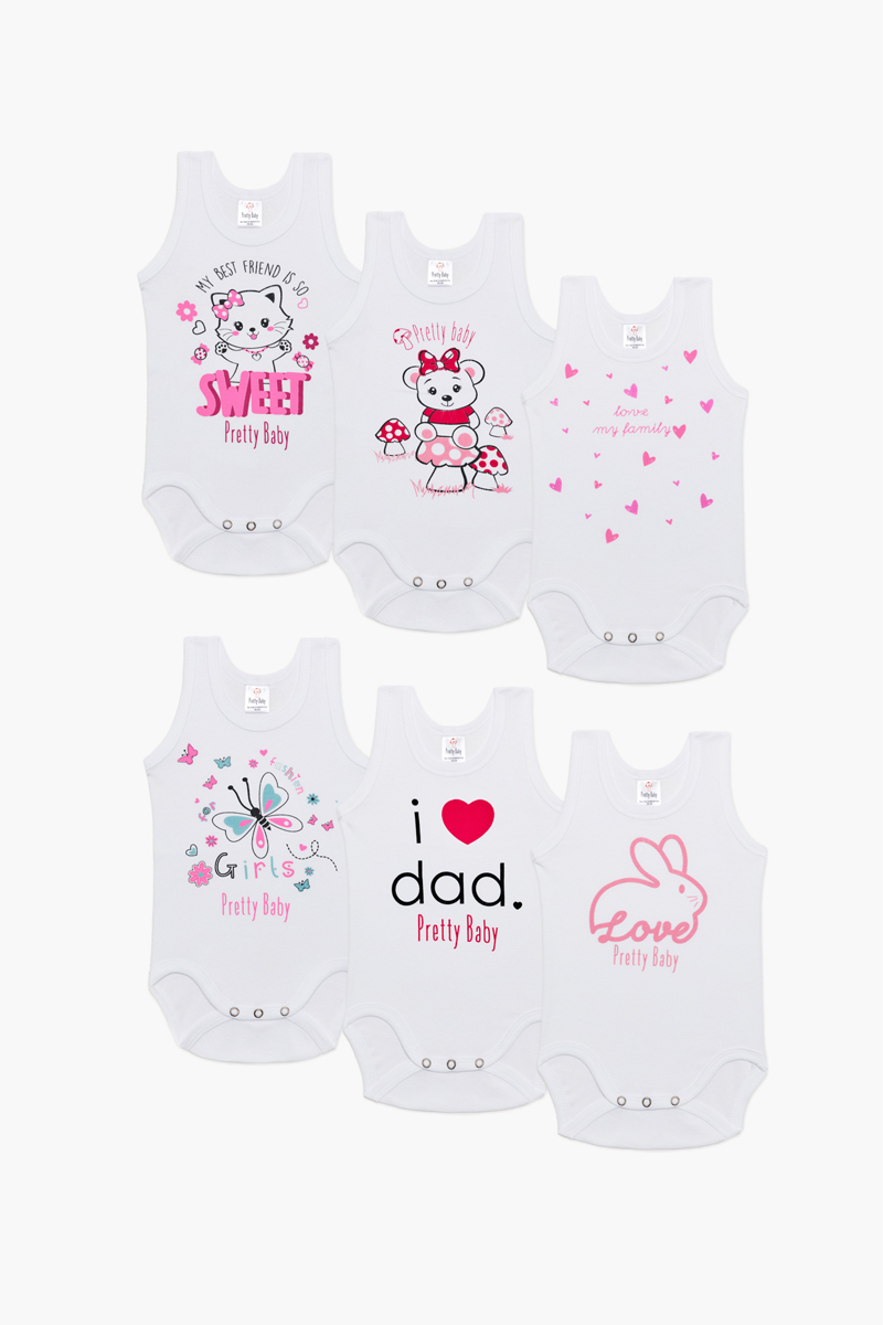 Baby Underwear Pretty Baby Girl Miranda 6 Pack 34851