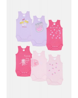Pretty Baby Baby Girl's underwear 6 Pack 34884