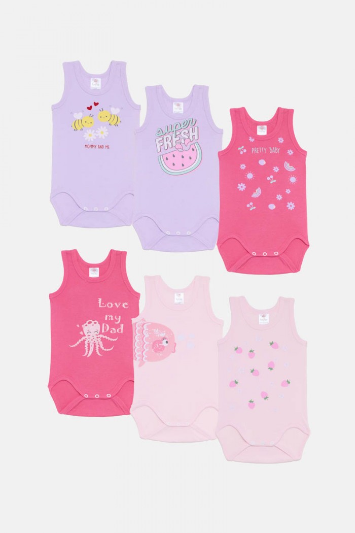 Pretty Baby Baby Girl's underwear 6 Pack 34884