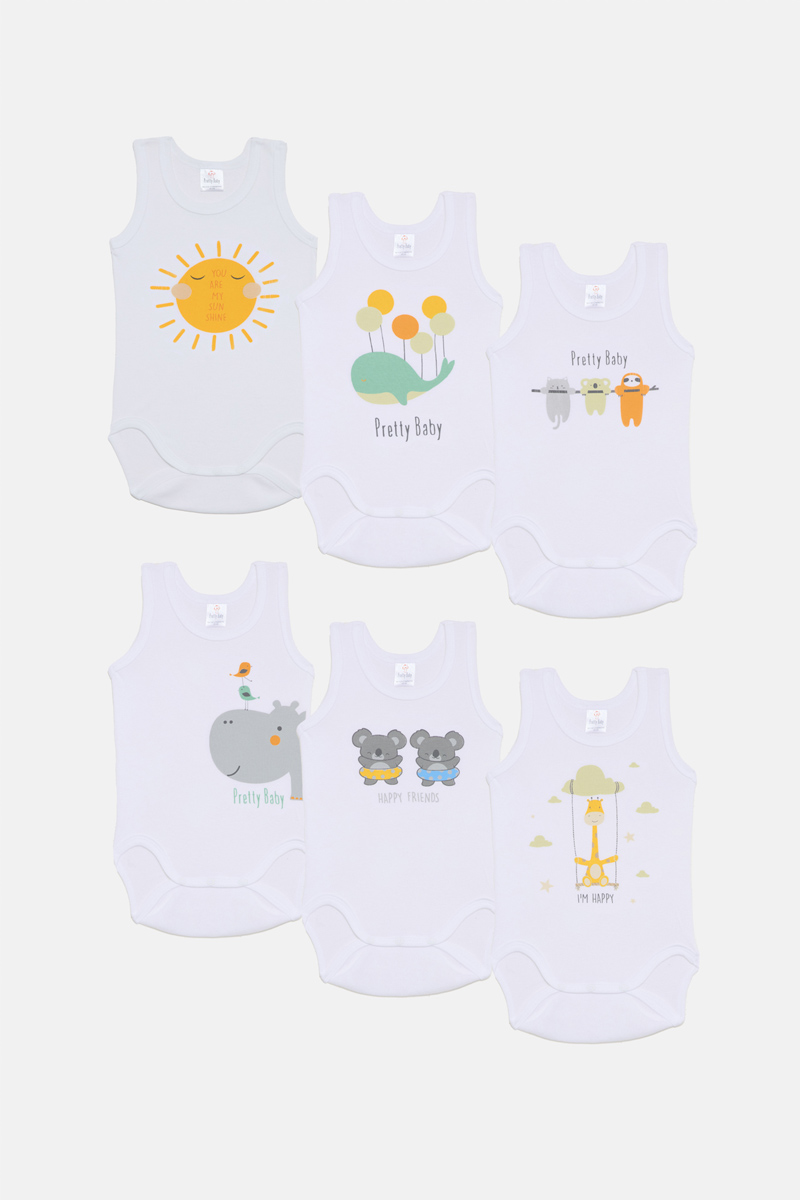 Baby Jungen Unterwäsche Pretty Baby 6 Pack 34894