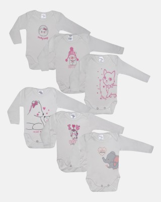 Baby leotards Long sleeves Pretty Baby Girl 6 Pack 35152