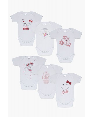 Baby T-shirts Pretty Baby Girl 6 Pack 35156