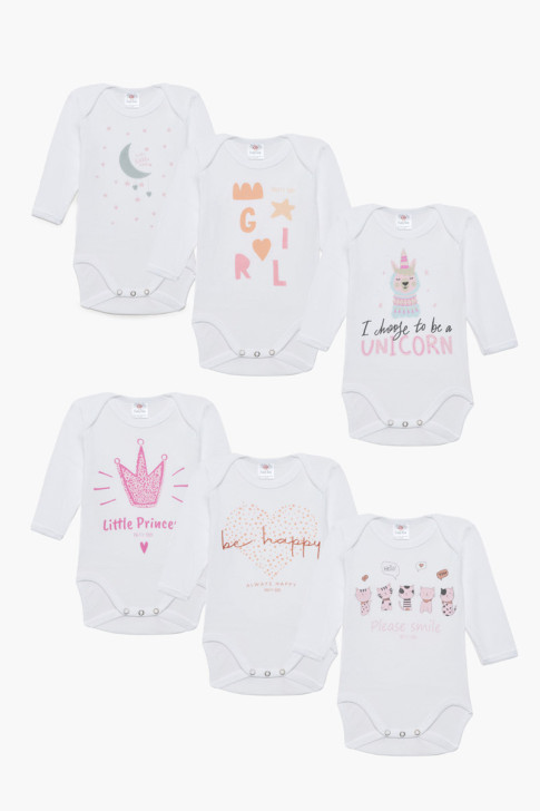 Baby T-shirts long sleeve Pretty Baby 6 Pack 35167