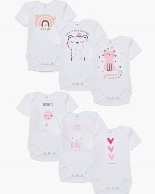 Baby T-shirts Pretty Baby Girl 6 Pack 35169
