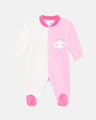 Pretty Baby velour baby romper for girl 35562