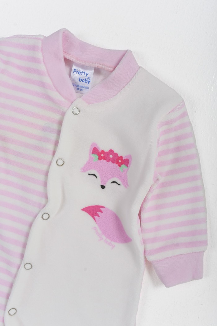 Pretty Baby velvet baby romper for girl 35774