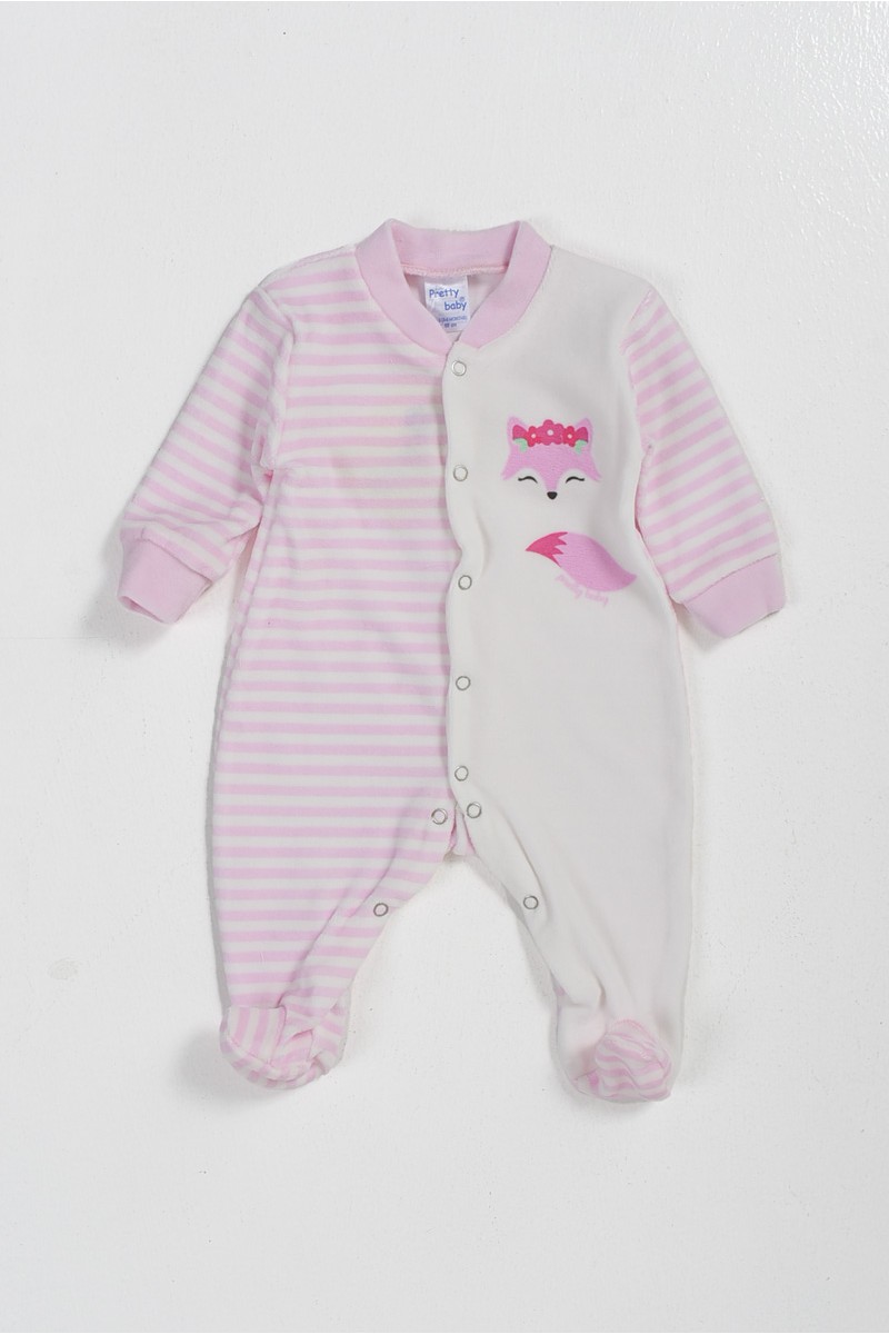 Pretty Baby velvet baby romper for girl 35774 Pretty Baby velvet baby romper for girl 35774