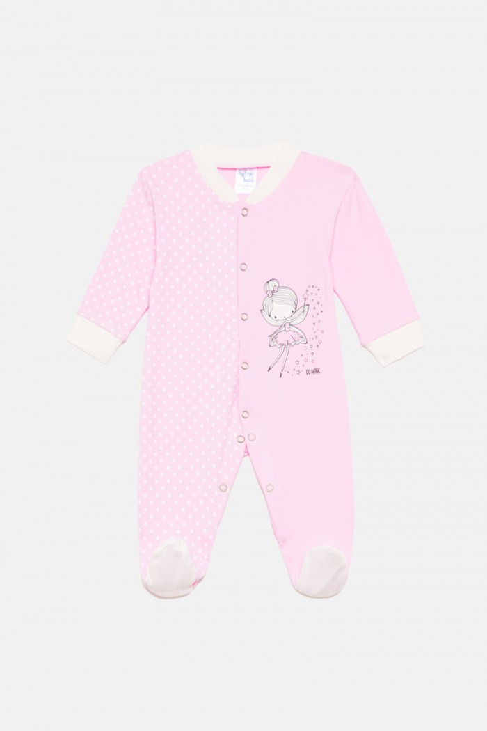 Baby girl's overalls cotton PRETTY BABY 35852
