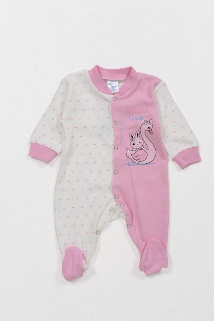 Baby jumpsuit interlock girl PRETTY BABY 35866
