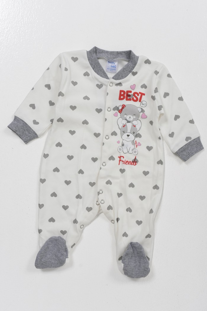 Baby jumpsuit Interlock girl PRETTY BABY 35867