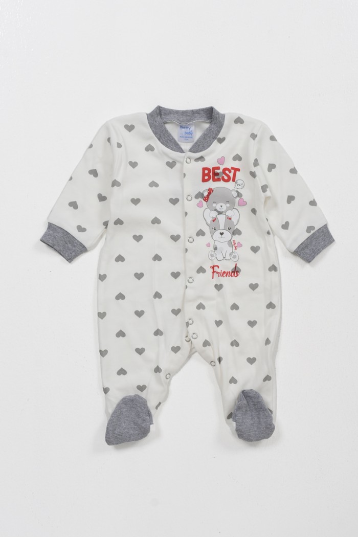 Baby jumpsuit Interlock girl PRETTY BABY 35867