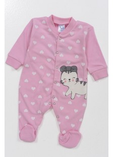 Baby jumpsuit interlock girl PRETTY BABY 35868 Baby jumpsuit interlock girl PRETTY BABY 35868