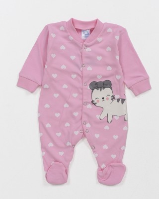 Baby jumpsuit interlock girl PRETTY BABY 35868