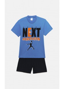Kinderschlafanzug für Jungen Pretty Baby 63052 Blau Roa Kinderschlafanzug für Jungen Pretty Baby 63052 Blau Roa