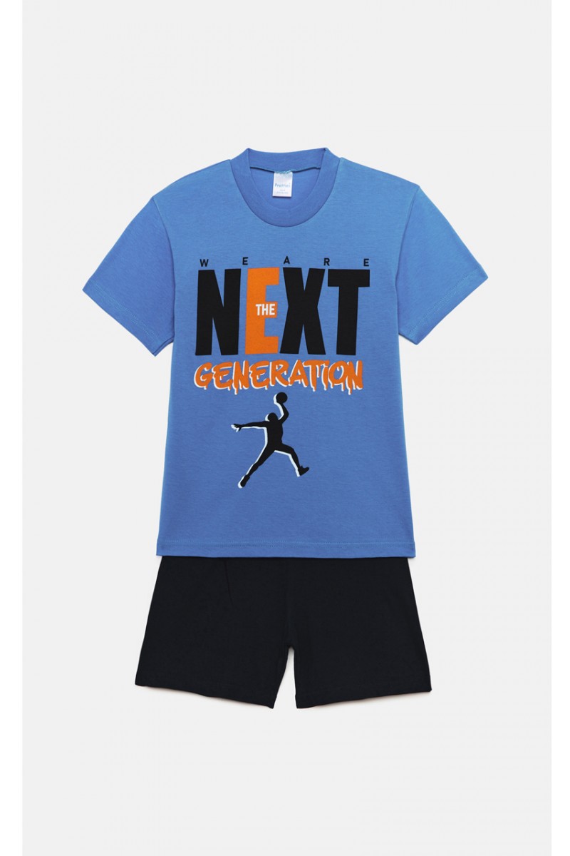 Kinderschlafanzug für Jungen Pretty Baby 63052 Blau Roa Kinderschlafanzug für Jungen Pretty Baby 63052 Blau Roa