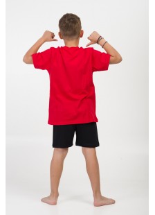 Kinderschlafanzug für Jungen Pretty Baby 63053 Rot Kinderschlafanzug für Jungen Pretty Baby 63053 Rot