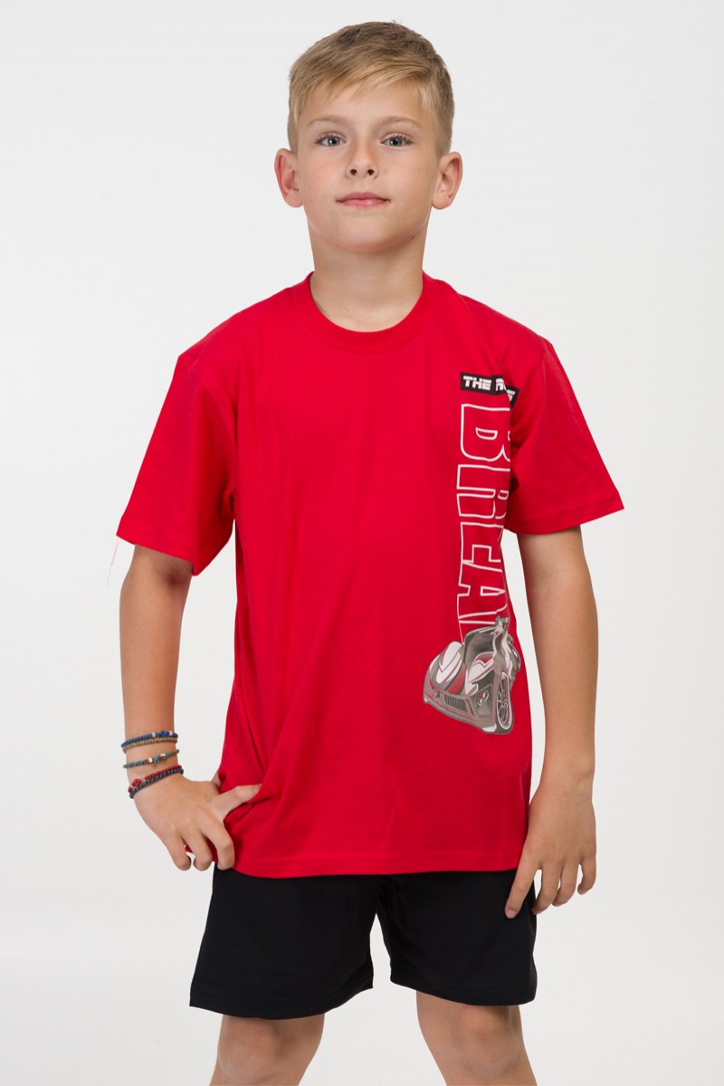 Kinderschlafanzug für Jungen Pretty Baby 63053 Rot