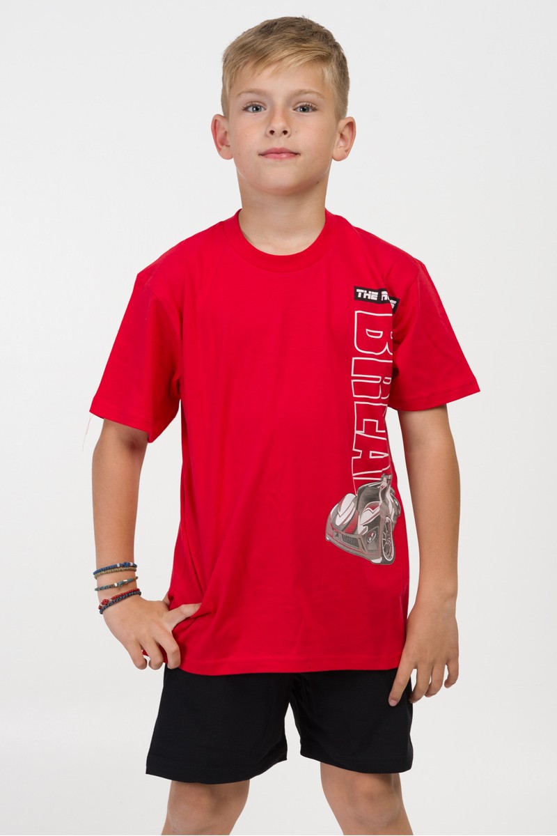 Kinderschlafanzug für Jungen Pretty Baby 63053 Rot