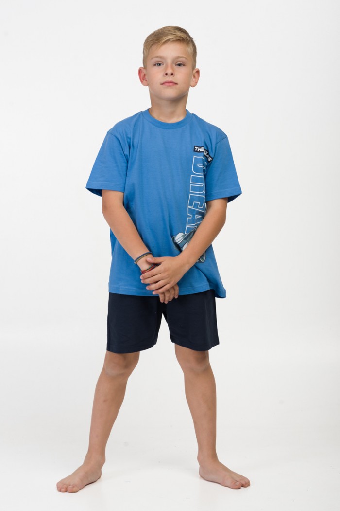 Children's pyjamas for boy Pretty Baby 63053 Blue Roa