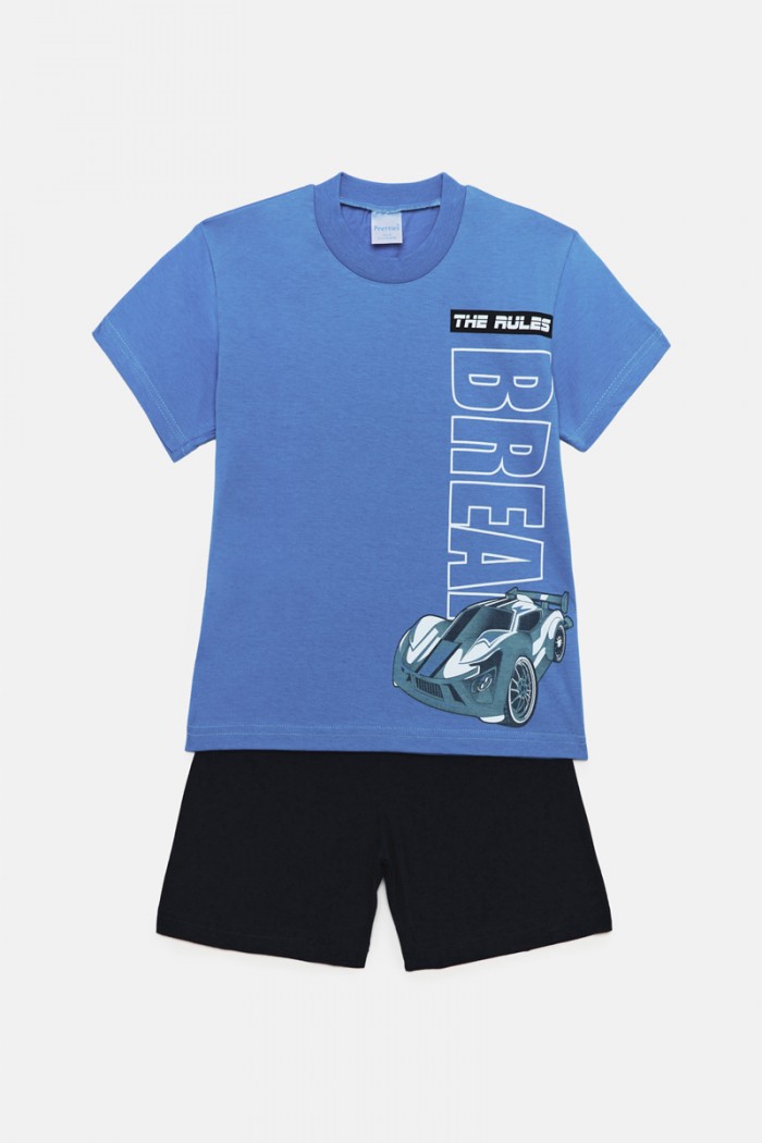 Children's pyjamas for boy Pretty Baby 63053 Blue Roa