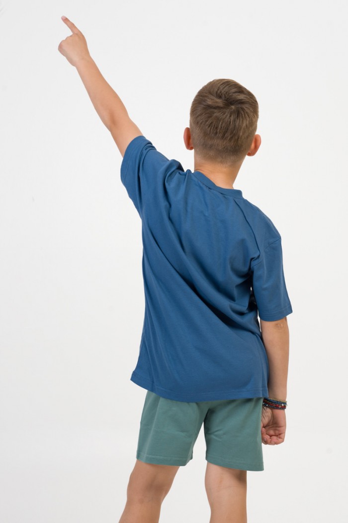 Kinderschlafanzug für Jungen Pretty Baby 63054 Blau Raph