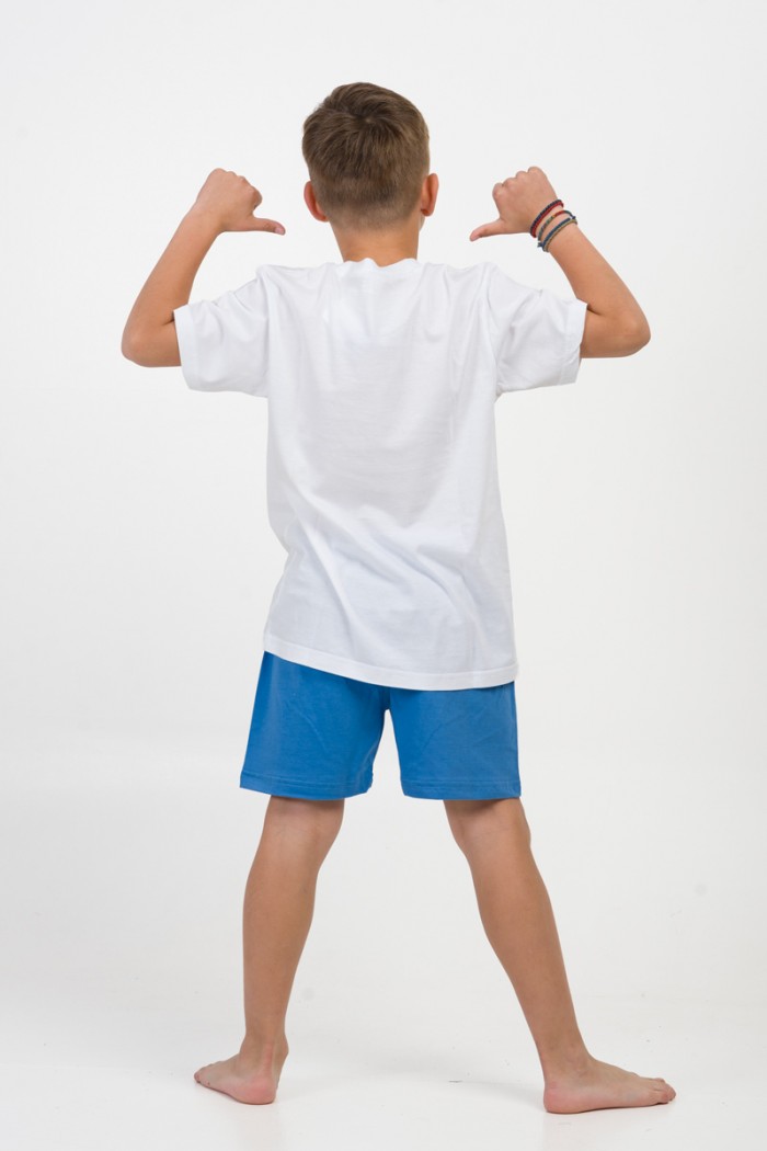 Children's pyjamas for boys Pretty Baby 63055 White