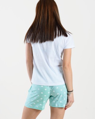 Kinderschlafanzug Mädchen Pretty Baby 63156 Weiß