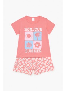 Kinderschlafanzug Mädchen Pretty Baby 63162 ROSE Kinderschlafanzug Mädchen Pretty Baby 63162 ROSE