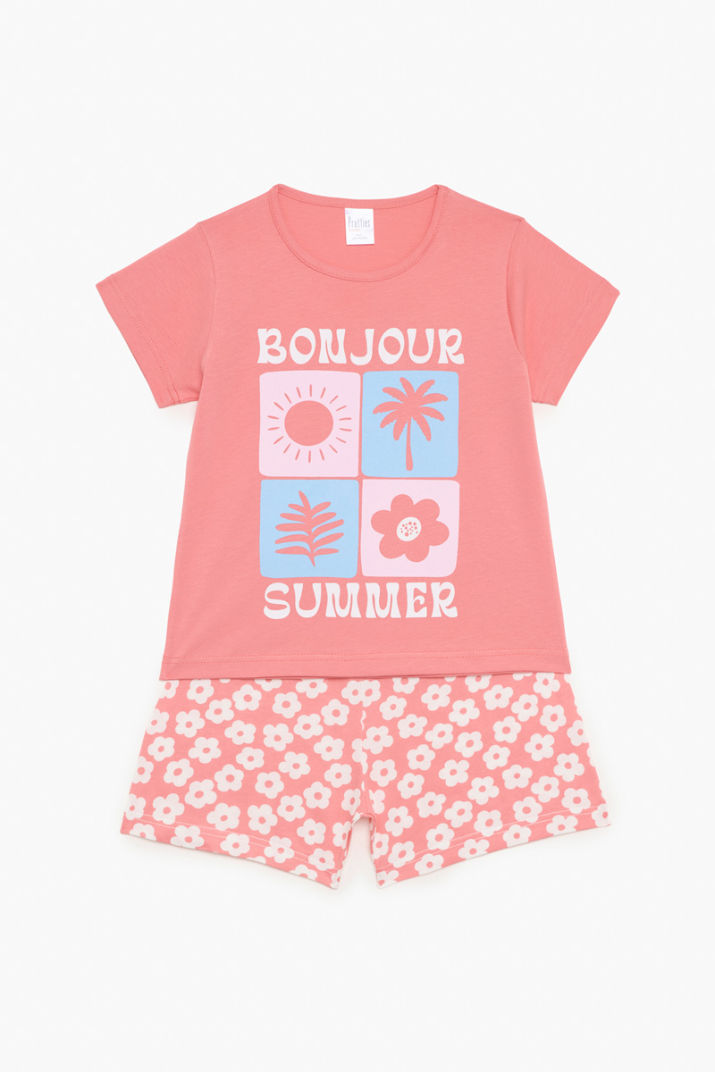 Kinderschlafanzug Mädchen Pretty Baby 63162 ROSE