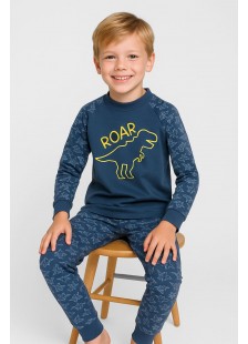 Teenager-Winterschlafanzug für Jungen PRETTY BABY 63813 BLUE DROPS