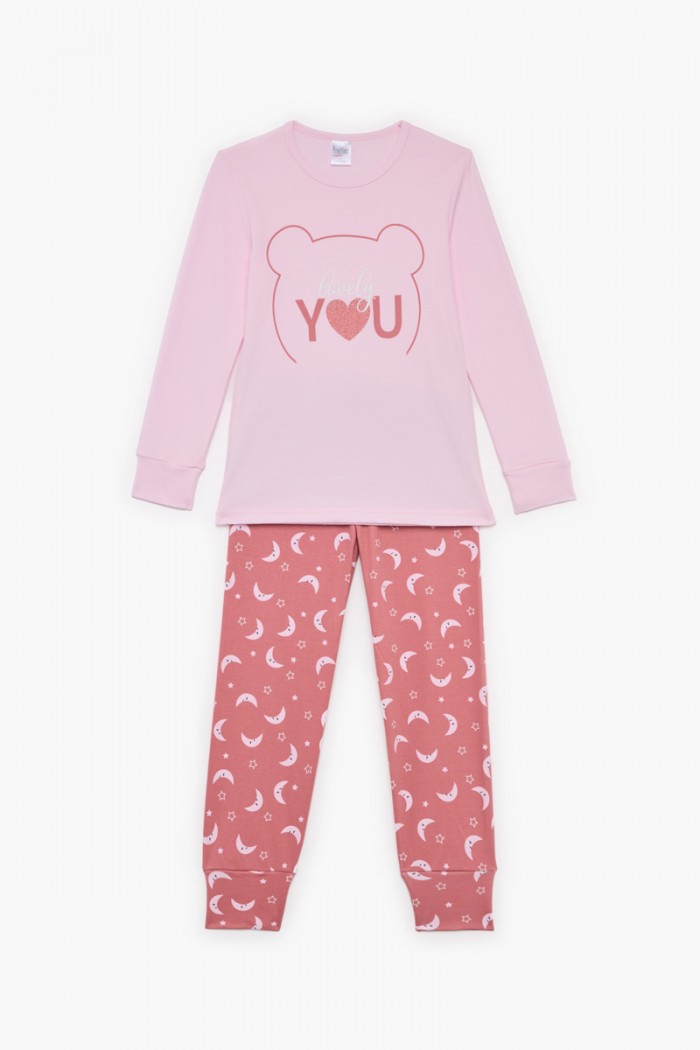 Teenage girl's pajamas PRETTY BABY 64815 ROZ