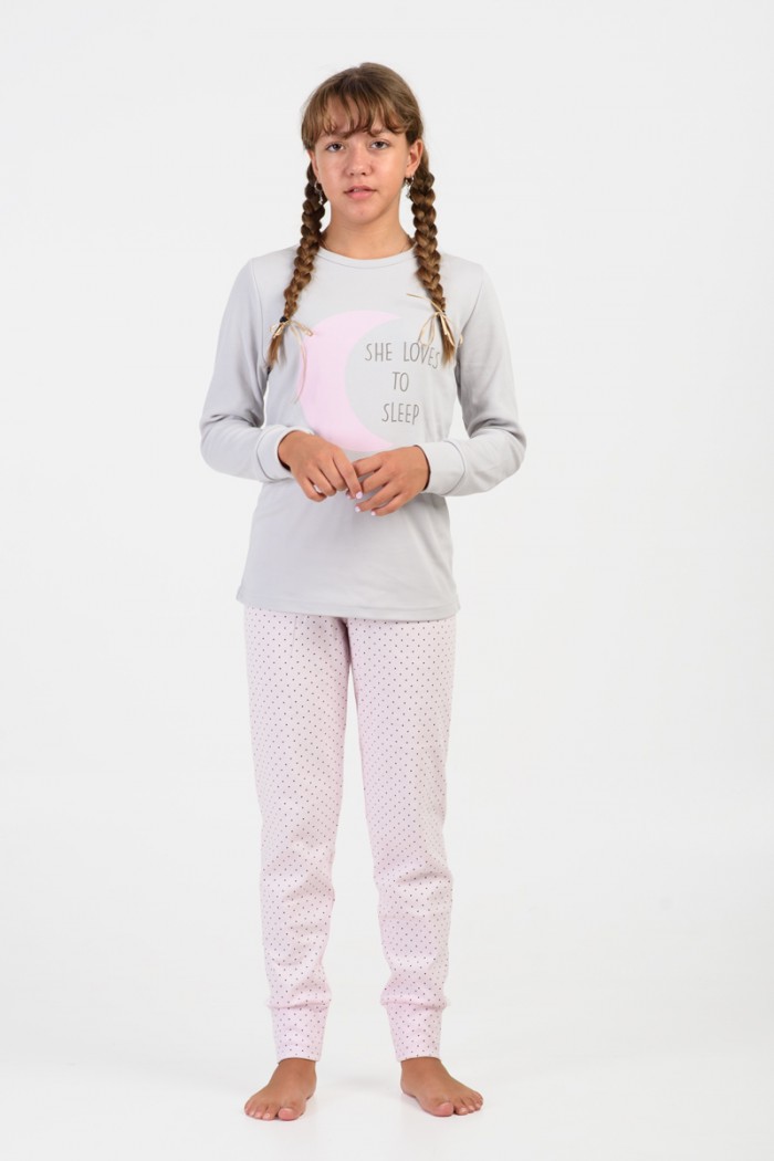 Teenage girl pajamas PRETTY SHE LOVES TO SLEEP 64885
