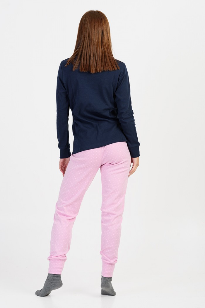 Teenage girl's pajamas PRETTY BABY 64886 BLUE DROPS