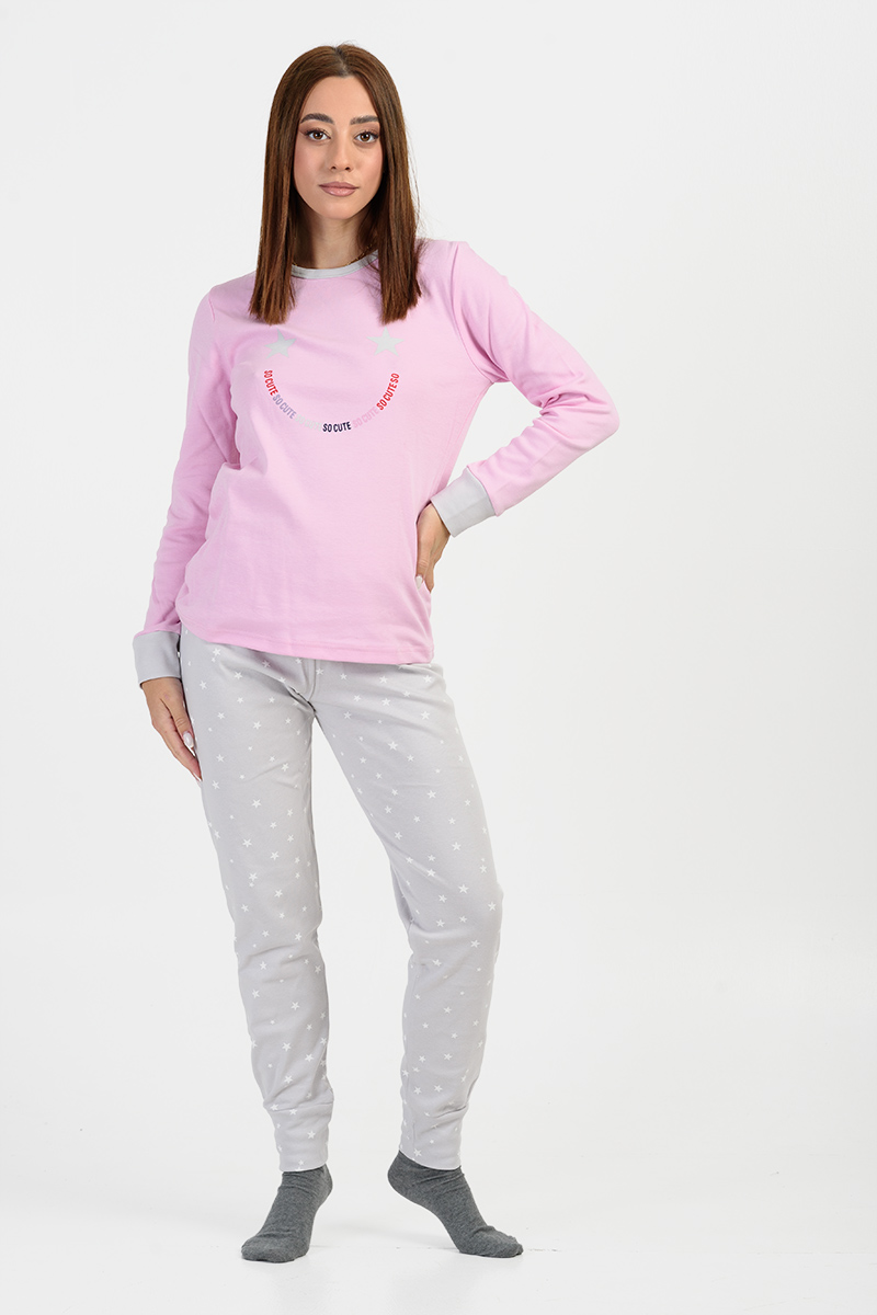 Pyjama für Mädchen PRETTY BABY 64891 ROZ Pyjama für Mädchen PRETTY BABY 64891 ROZ