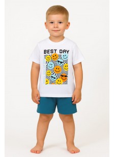 Kinderschlafanzug Junge Pretty Baby 65389 WEISS Kinderschlafanzug Junge Pretty Baby 65389 WEISS