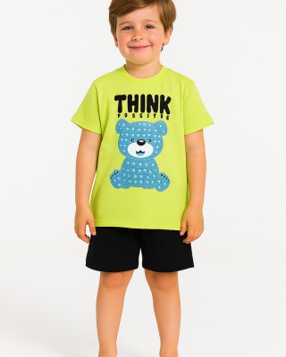 Kinderschlafanzug Junge Pretty Baby 65390 Cabbage